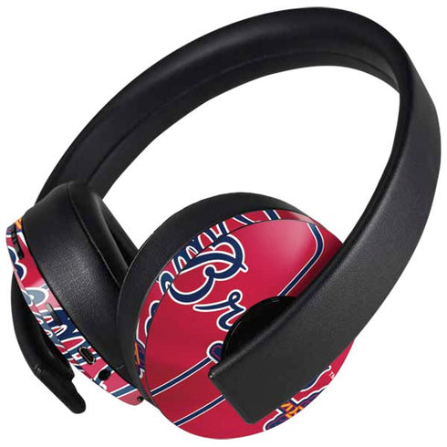 MLB Atlanta Braves Alternate/Away Jersey PlayStation 4 Gold Wireless Headset Skin