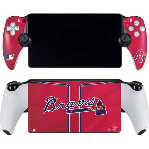 MLB Atlanta Braves Alternate/Away Jersey PlayStation Portal Remote Player Skin