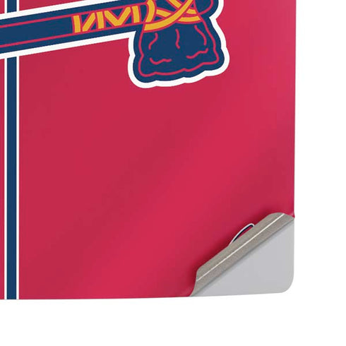 MLB Atlanta Braves Alternate/Away Jersey PS5 Pro Disk Console Skin