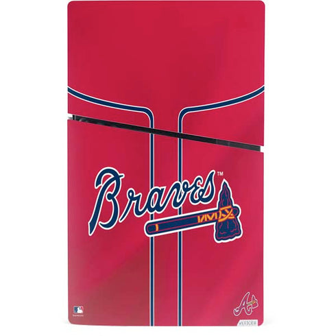 MLB Atlanta Braves Alternate/Away Jersey PS5 Slim Digital Edition Console Skin