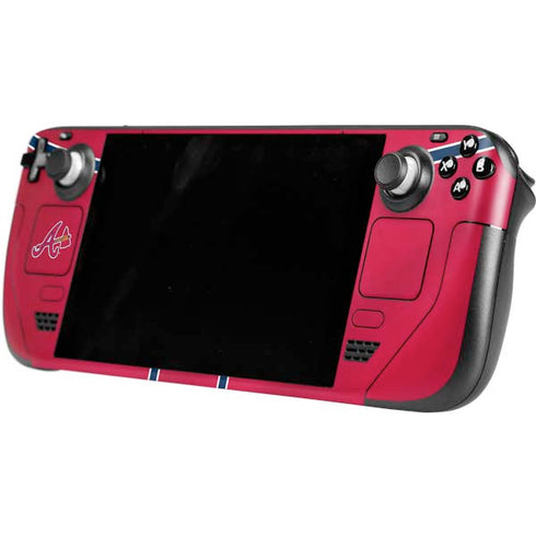 MLB Atlanta Braves Alternate/Away Jersey Steam Deck Handheld Gaming Computer OLED Skin