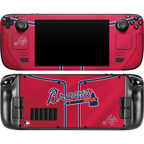 MLB Atlanta Braves Alternate/Away Jersey Steam Deck Handheld Gaming Computer Skin