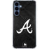 MLB Atlanta Braves Dark Wash Galaxy A55 5G Clear Case