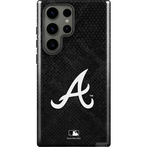 MLB Atlanta Braves Dark Wash Galaxy S23 Ultra Pro Case