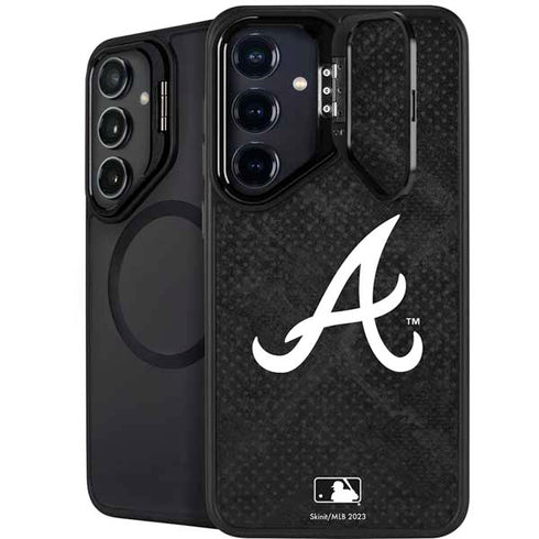 MLB Atlanta Braves Dark Wash Galaxy S24 FE Kickstand Case