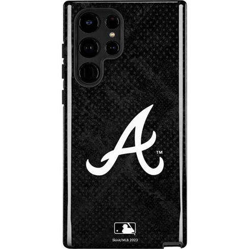 MLB Atlanta Braves Dark Wash Galaxy Cases