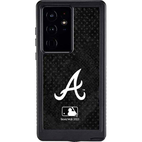 MLB Atlanta Braves Dark Wash Galaxy S24 Ultra Waterproof Case