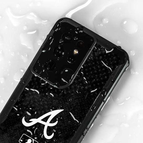 MLB Atlanta Braves Dark Wash Galaxy S24 Ultra Waterproof Case