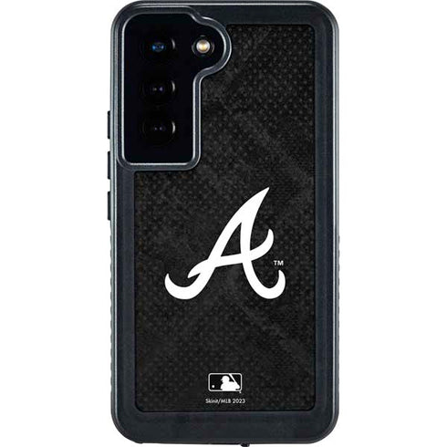 MLB Atlanta Braves Dark Wash Galaxy S24 Waterproof Case