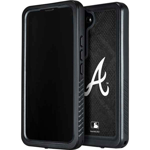 MLB Atlanta Braves Dark Wash Galaxy S24 Waterproof Case