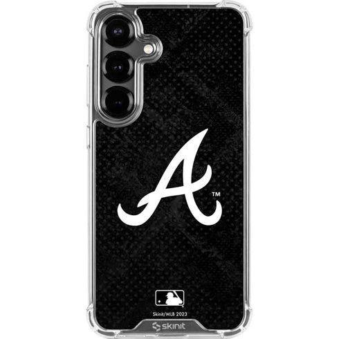 MLB Atlanta Braves Dark Wash Galaxy S26 Clear Case