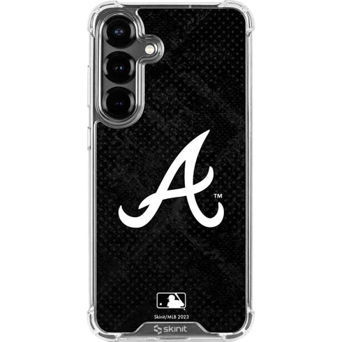 MLB Atlanta Braves Dark Wash Galaxy S26 Plus Clear Case