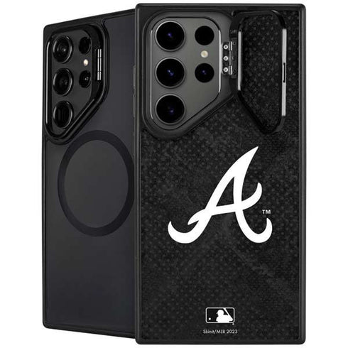 MLB Atlanta Braves Dark Wash Galaxy S26 Ultra Kickstand Case