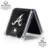 MLB Atlanta Braves Dark Wash Galaxy Z Flip6 Clear Case