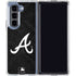 MLB Atlanta Braves Dark Wash Galaxy Z Fold5 5G Clear Case