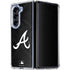 MLB Atlanta Braves Dark Wash Galaxy Z Fold5 5G Clear Case