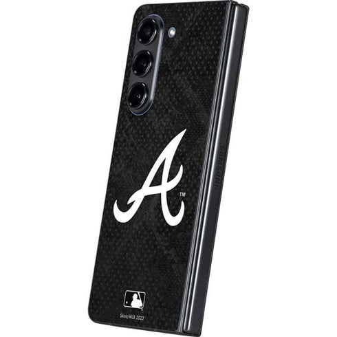 MLB Atlanta Braves Dark Wash Galaxy Z Fold5 5G Skin