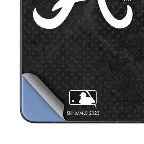 MLB Atlanta Braves Dark Wash Galaxy Z Fold5 5G Skin