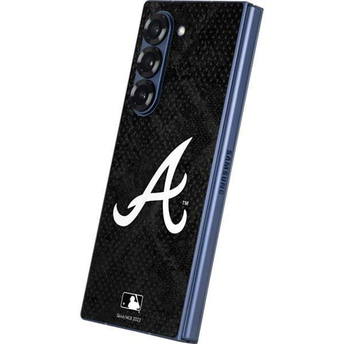 MLB Atlanta Braves Dark Wash Galaxy Z Fold6 Skin