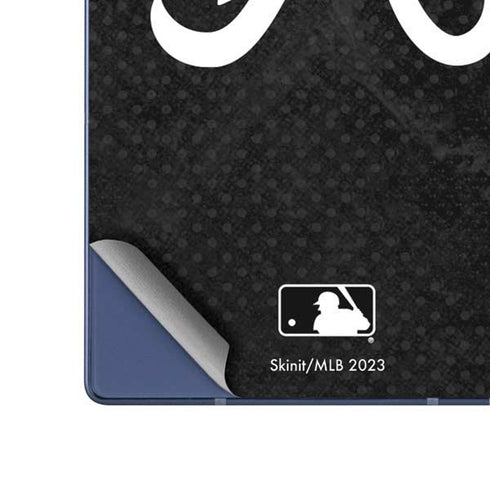 MLB Atlanta Braves Dark Wash Galaxy Z Fold6 Skin