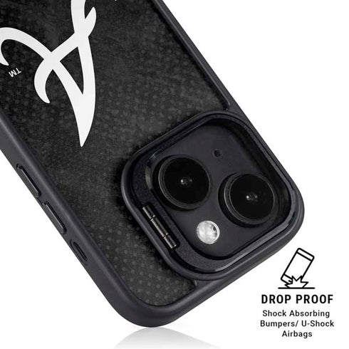 MLB Atlanta Braves Dark Wash iPhone 14 Kickstand Case
