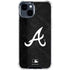MLB Atlanta Braves Dark Wash iPhone 15 Clear Case