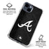MLB Atlanta Braves Dark Wash iPhone 15 Clear Case