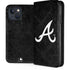 MLB Atlanta Braves Dark Wash iPhone 15 Plus Folio Case