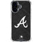 MLB Atlanta Braves Dark Wash iPhone 16 Plus Clear Case