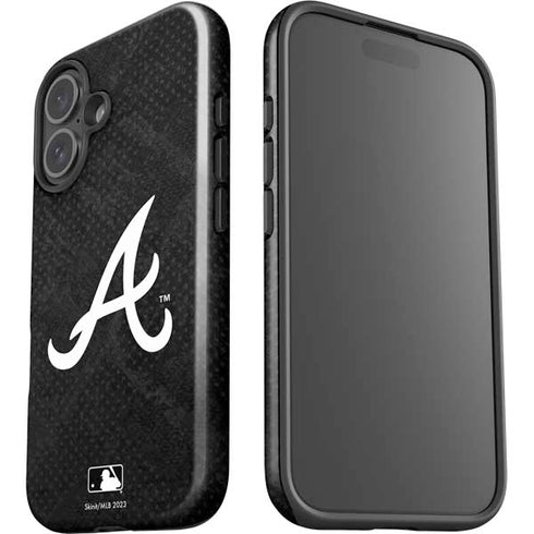 MLB Atlanta Braves Dark Wash iPhone 16 Plus Impact Case