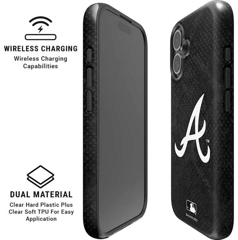 MLB Atlanta Braves Dark Wash iPhone 16 Plus Magsafe Impact Case
