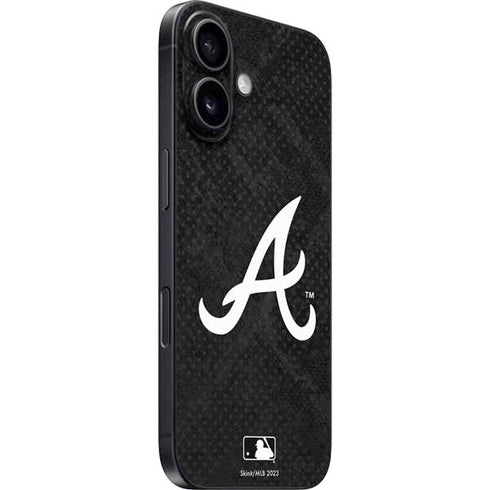 MLB Atlanta Braves Dark Wash iPhone 16 Plus Skin