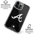 MLB Atlanta Braves Dark Wash iPhone 16 Pro Clear Case