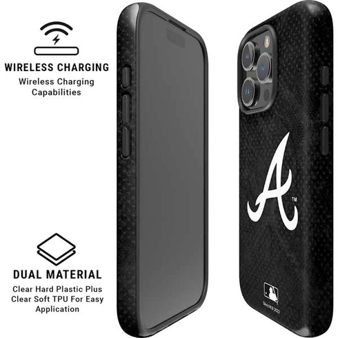 MLB Atlanta Braves Dark Wash iPhone 16 Pro Magsafe Impact Case