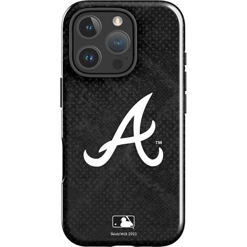 MLB Atlanta Braves Dark Wash iPhone 16 Pro Max Impact Case