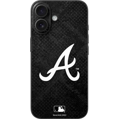MLB Atlanta Braves Dark Wash iPhone 16 Skin