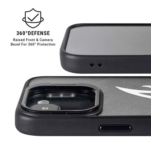 MLB Atlanta Braves Dark Wash iPhone 16e Kickstand Case