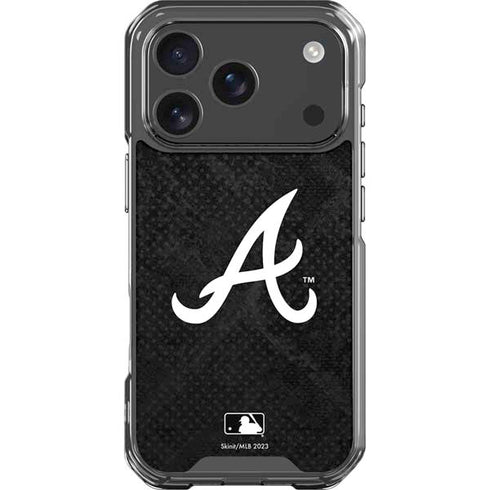 MLB Atlanta Braves Dark Wash iPhone 18 Pro Clear Case