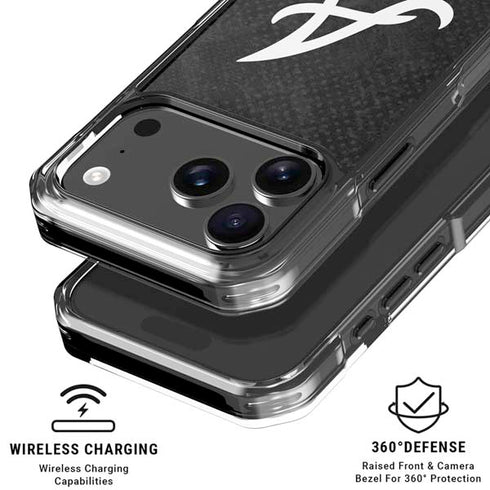 MLB Atlanta Braves Dark Wash iPhone 18 Pro Clear Case