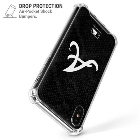 MLB Atlanta Braves Dark Wash iPhone X/XS Clear Case