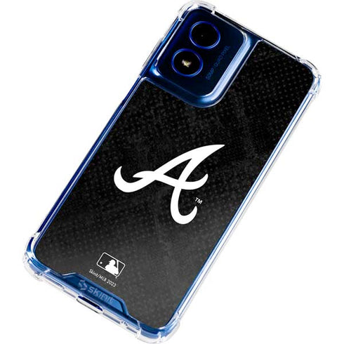 MLB Atlanta Braves Dark Wash Moto G 5G (2024) Clear Case