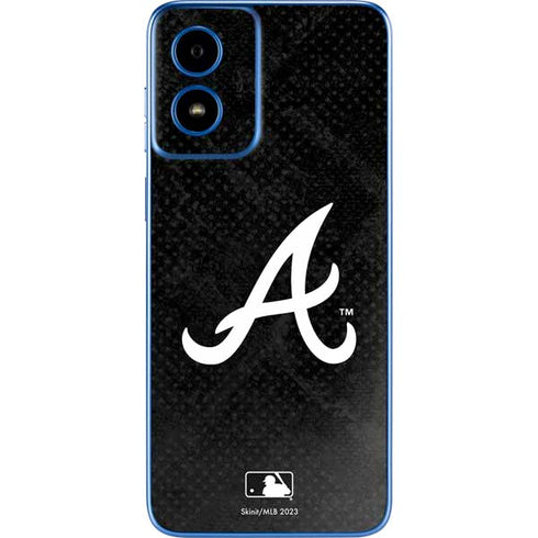 MLB Atlanta Braves Dark Wash Moto G Play 4G (2024) Skin