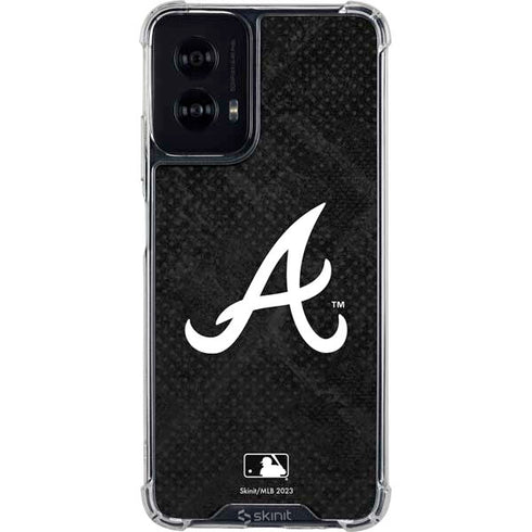 MLB Atlanta Braves Dark Wash Moto G Power 5G (2024) Clear Case