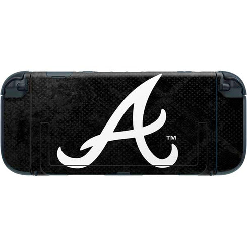 MLB Atlanta Braves Dark Wash Nintendo Switch 2 (2025) with Joy-Con Skin