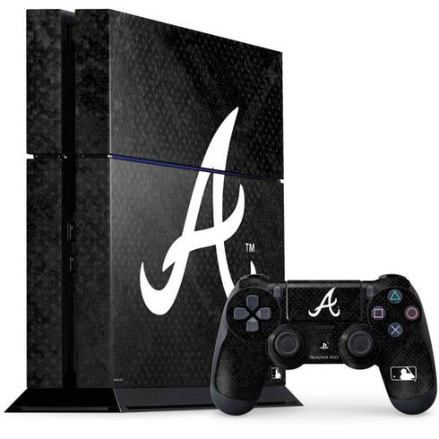 MLB Atlanta Braves Dark Wash PlayStation PS4 Skins