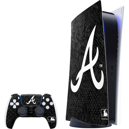 MLB Atlanta Braves Dark Wash PlayStation PS5 Skins