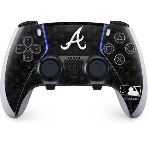 MLB Atlanta Braves Dark Wash PS5 DualSense Edge Pro Controller Skin