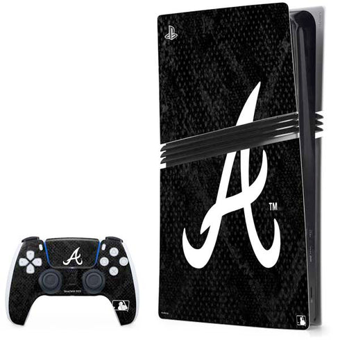 MLB Atlanta Braves Dark Wash PlayStation PS5 Skins