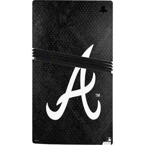 MLB Atlanta Braves Dark Wash PS5 Pro Console Skin