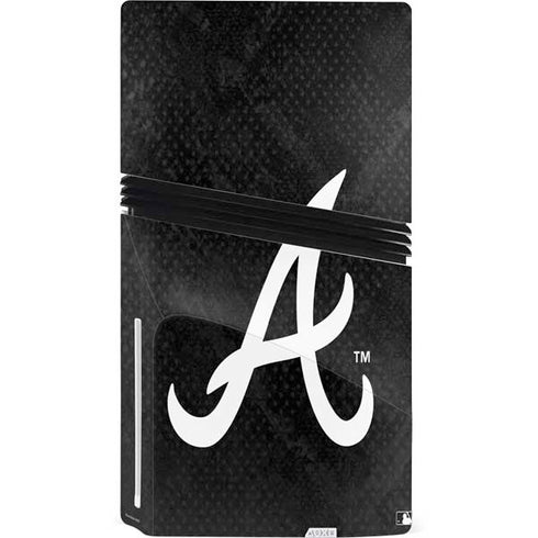 MLB Atlanta Braves Dark Wash PS5 Pro Disk Bundle Skin